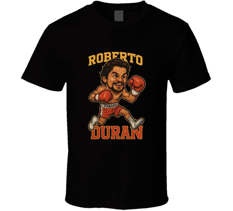 Roberto Duran Retro Caricature Boxing Unisex T-shirt