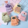 Children's Cute Cartoon Flip Gloves - Autumn/Winter Thickened Knitted, Warm, Cold-Proof, Perfect for Boys and Girls Writing.