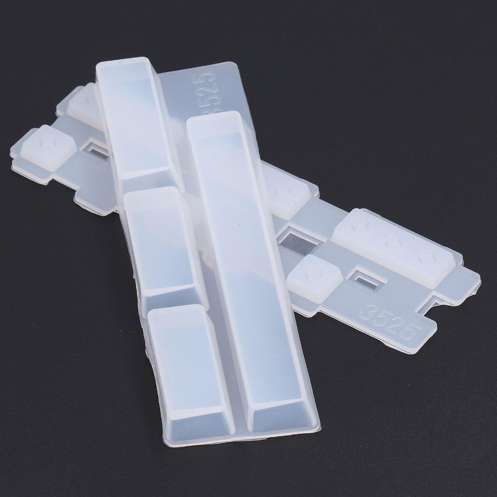 White Silicone Keycap Mould Bright Surfaces DIY Silicone Keycap Mould Mechanical Keyboard