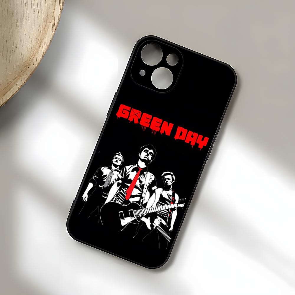 Band Green Day Phone Case For IPhone 17 Pro Max 15 Pro 16 14 Plus 12 13 Mini 11 Pro Shockproof Soft Cover