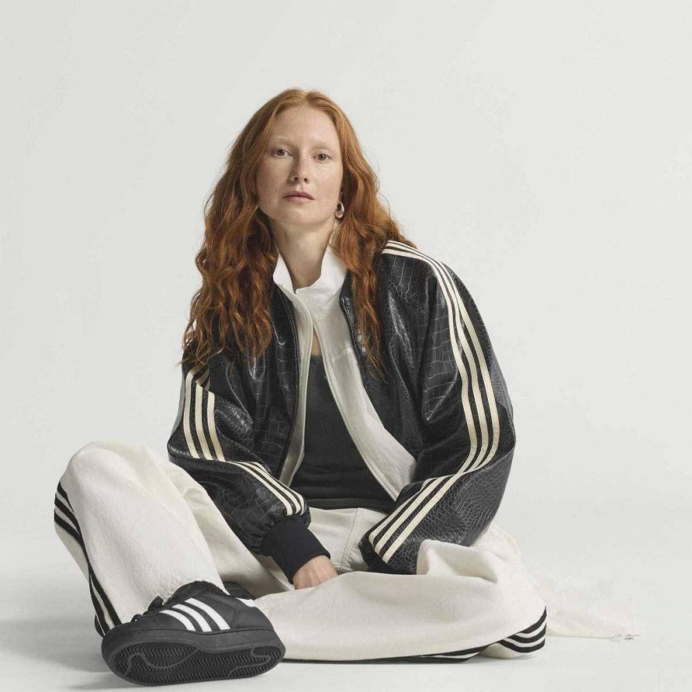 adidas Женская модная куртка из искусственной кожи Sst Ke5035