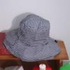 Casual Plaid Sun Hats Summer Fisherman Hat Fashion Drawstring Bucket Hats  Outdoor