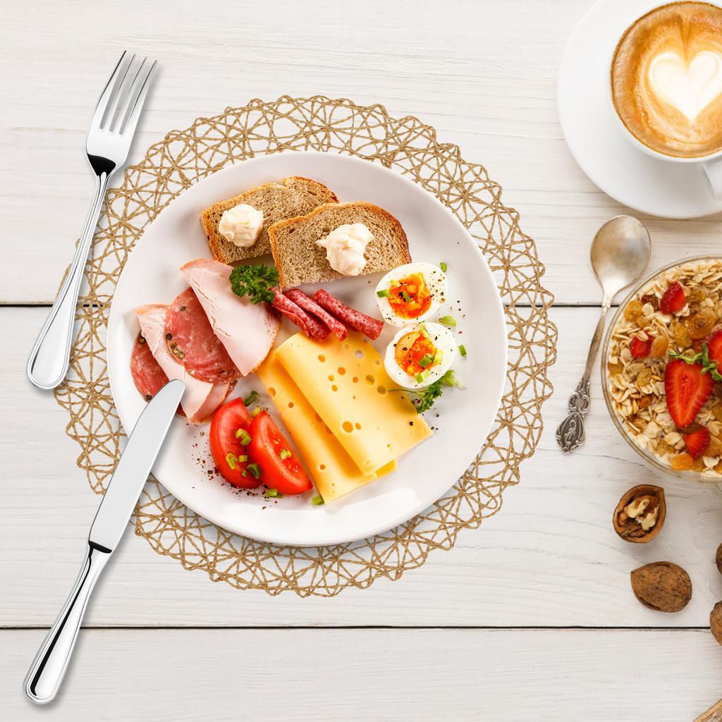 Круглые плейсматы Бохо Плетеные круглые плейсматы Тканые подставки для стола для обеденного стола, дома, свадьбы, вечеринки Рамадан