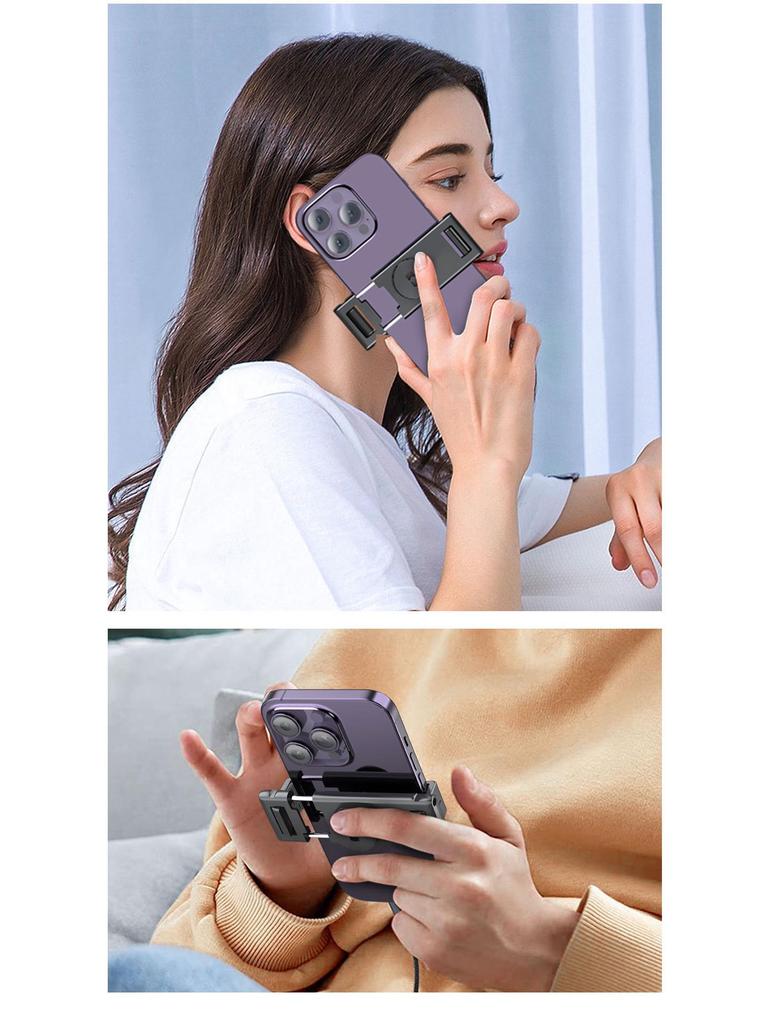 P02 Smart AI Face-Tracking Gimbal Phone Holder for Live Streaming & Panoramic Shots