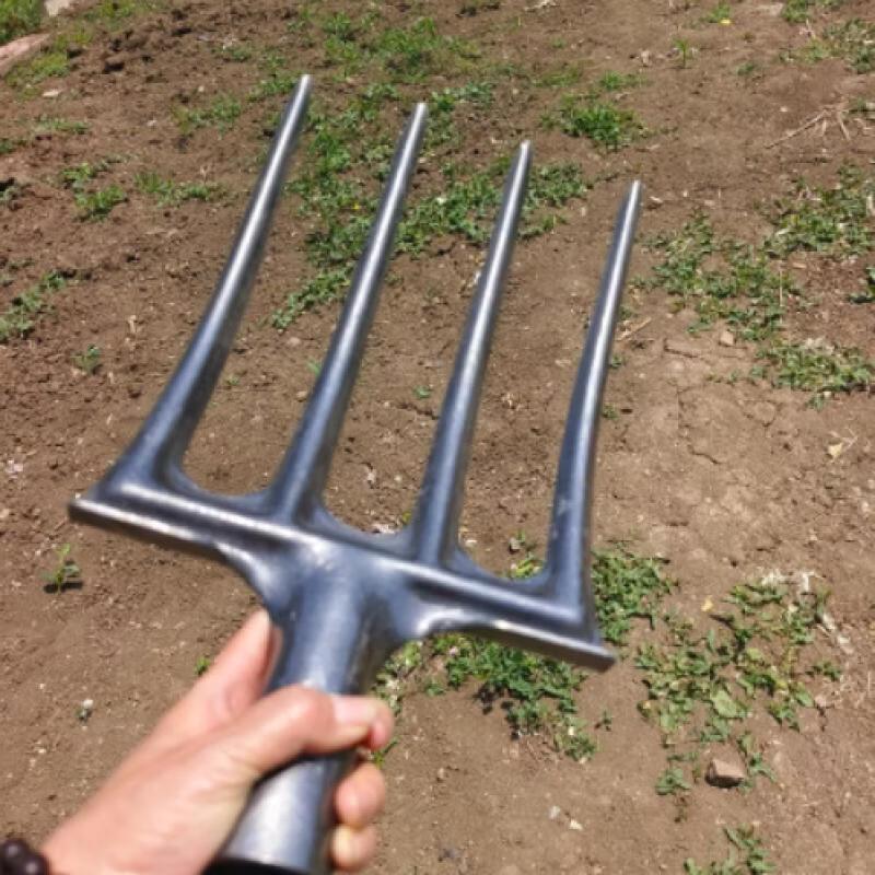 Manganese Steel Four-Tine Digging Fork