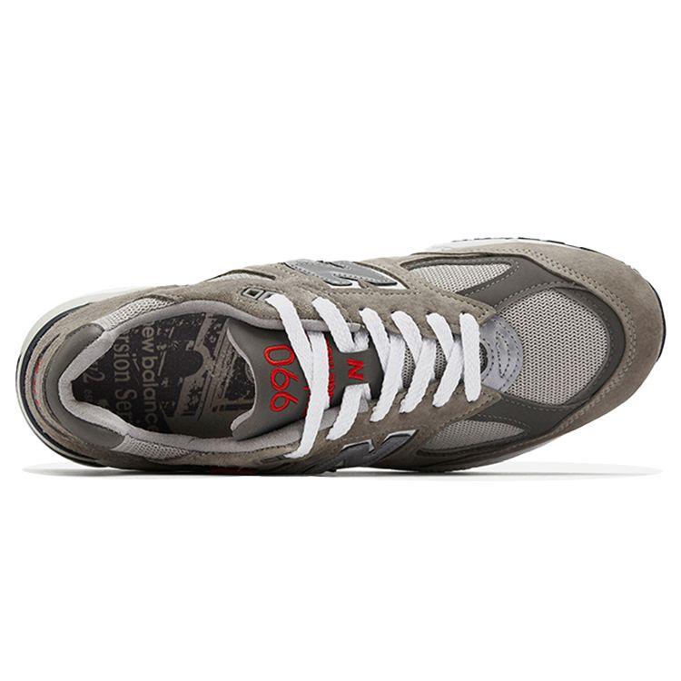 New Balance 990v2 Сделано в США Серые кроссовки унисекс Белые M990VS2