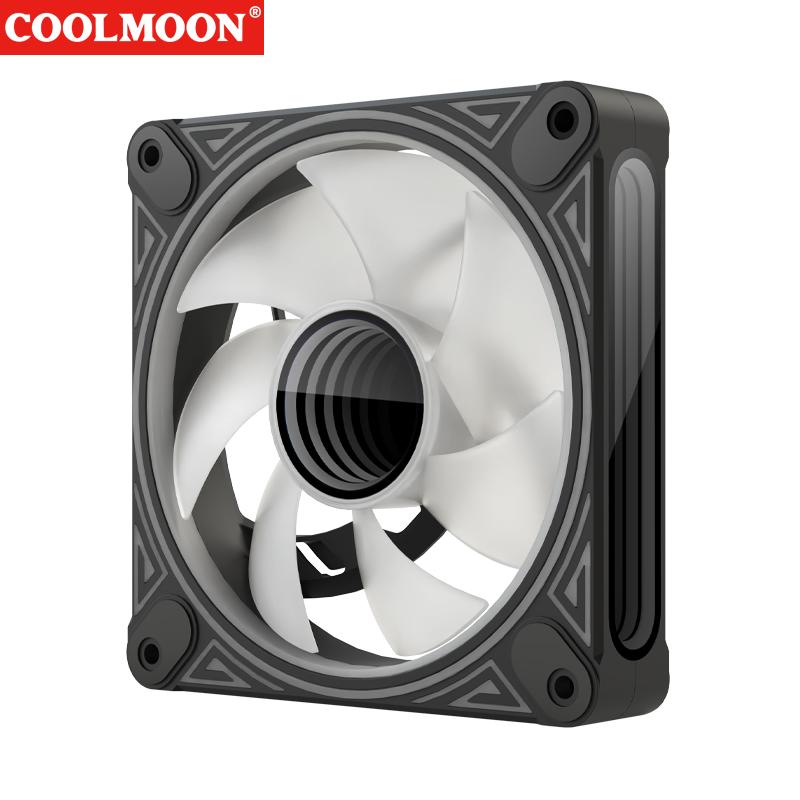 120-мм вентилятор охлаждения корпуса, 23 дБ, 30 светодиодов, светящийся, 5 В, 3-контактный ARGB для настольного компьютера