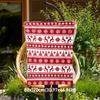1PC Christmas, PatternOutdoor Flannel Blanket - Soft Plush Decor for Picnics, camping, Bedroom, Playroom, Office, or Lunch Break 1351A
