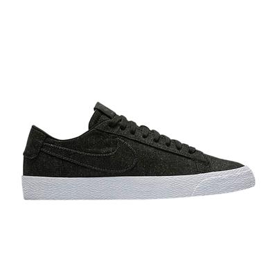 Кроссовки унисекс Zoom Blazer Low SB Canvas в деконструированном антрацитовом цвете AH3370-001