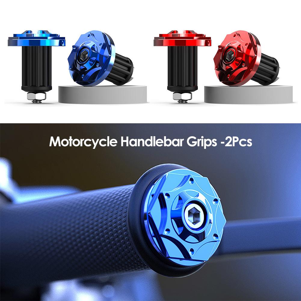 2 шт., наконечники ручек мотоцикла, заглушки, алюминиевые колпачки на руль, мотоцикл для Honda Yamaha KTM Dirt E-Bike
