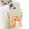 For Infinix Hot 10T 10S NFC 10i X659B X658E X689 X689C Cute Cat Flower Butterfly Cartoon Shockproof Soft Silicone Phone Case