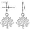 JSH Jinshihu Серебряные Ретро Серьги Древо Жизни Рождественские
