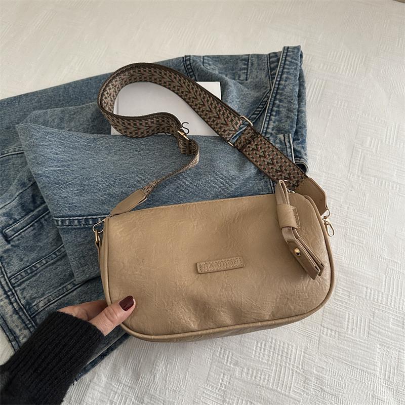 Trendy Pillow Bag For Women In Black Khaki And Brown Stylish Soft Pu Material