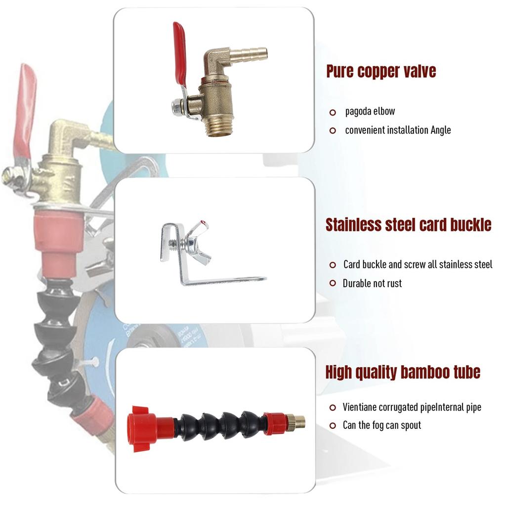 System Nozzle Coolant Misting Dust-proof Dust Remover Water Sprayer For Marble Brick Tile Cutting Machine Angle Grinder Cutter