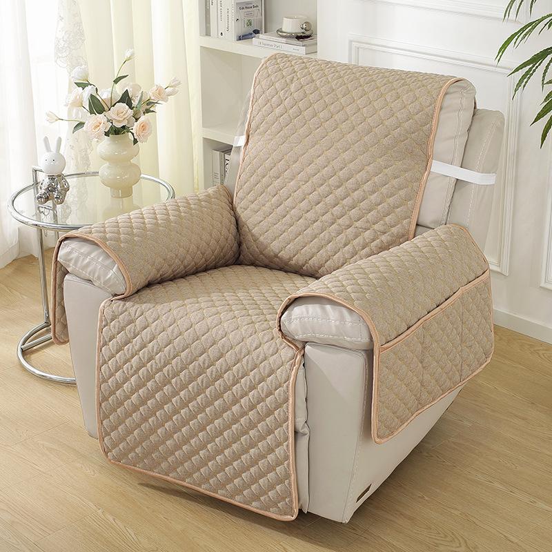 Simple Linen Sofa Cushion Four Seasons Single Manicure Sofa Cover Integrated Cover Cloth