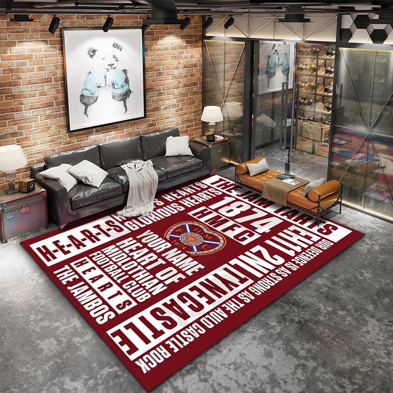 Heart Hmfc Custom Name Carpet Rug For Living Room Bedroom Home Sofa Decoration Kids Play Nonslip Floor Mat