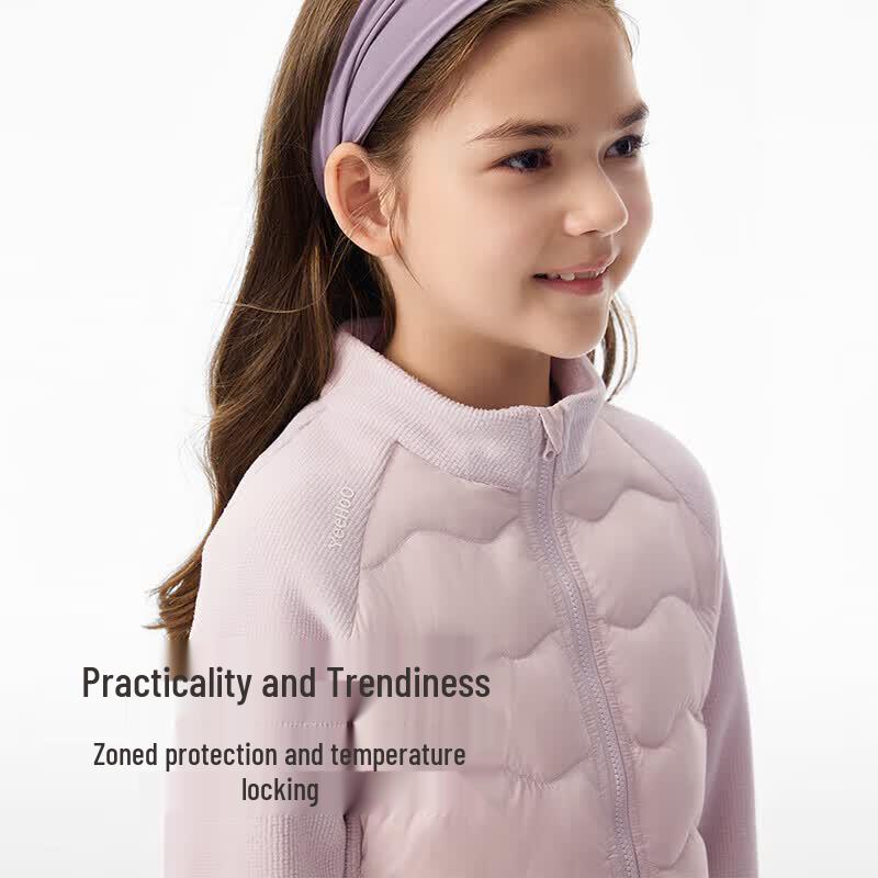 YEEHOO Girls' Pure Color Down Jacket