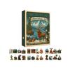 Устойчивые рождественские календари обратного отсчета 2025 года 24 дня дизайн национального парка для семейной праздничной традиции и подарков-сюрпризов для детей