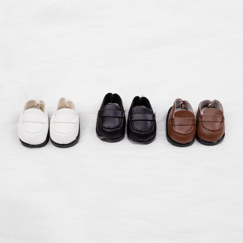 10CM Cotton Doll Shoes: Labubu's Macaron Leather Shoes