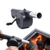 Portable Manual BBQ Fan Air Blower Outdoor BBQ Blower Camping Equipment Barbecue Picnic Manual Grill BBQ Fire Bellows BBQ Tools