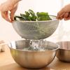 3Pcs 304 Stainless Steel Bowls Mixing Bowl with Scale Deep Mixing Egg Bowls Kitchen Strainers Bowls Set for Baking Salad Cooking
