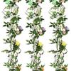 Green Plant Spring Eggs Garland Real Touch Simulation Eggs Pendants  Front Door Porch