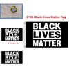 Премиальный черный баннер Black Lives Matter размером 3x5 футов, изготовленный из УФ-стойкой полиэстеровой ткани