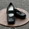 Дизайнерские весенние женские туфли Мэри Джейн, модные женские удобные балетки с квадратным носком на мягкой подошве, женские удобные балетки