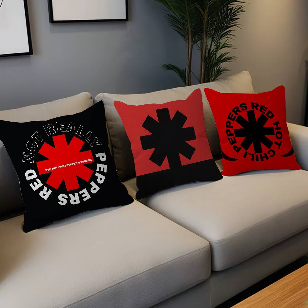 Rock Band R-Red Hot Chilis Pillow Cover Sofa Cushion Cover Home Room Decoration Children Gift