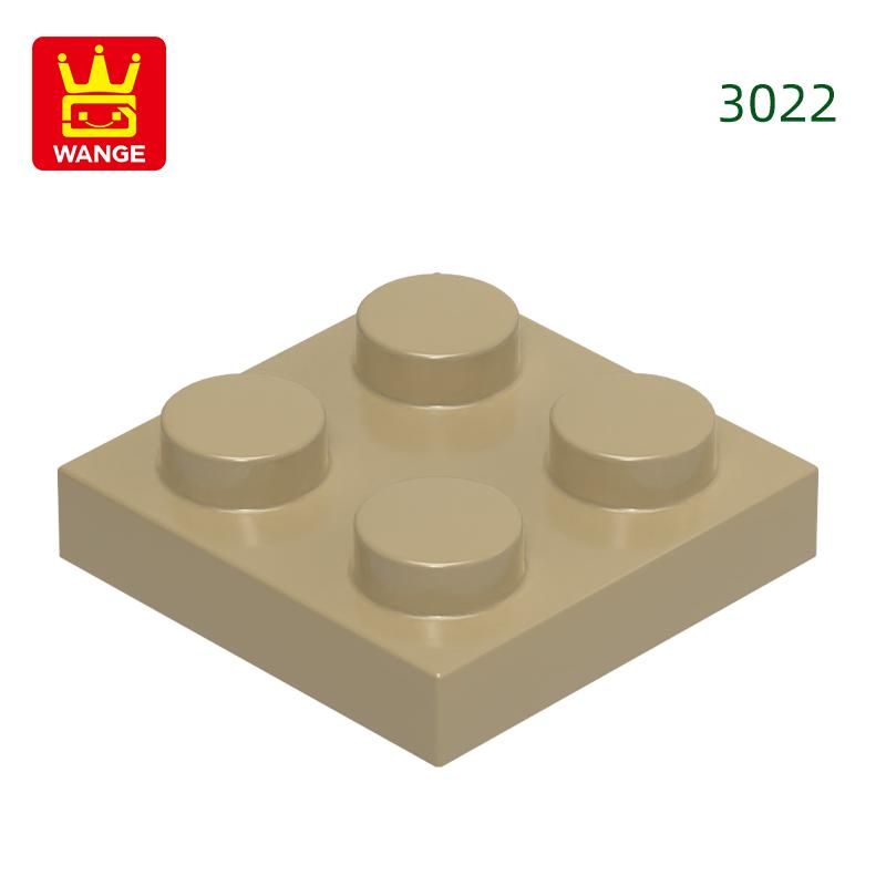 Нетоксичный 167 шт./лот 3022 2x2 Базовый Строительный Блок Moc Классические Аксессуары Совместимые с Кирпичиками Diy Детская Игрушка Сборка Подарочная Коробка