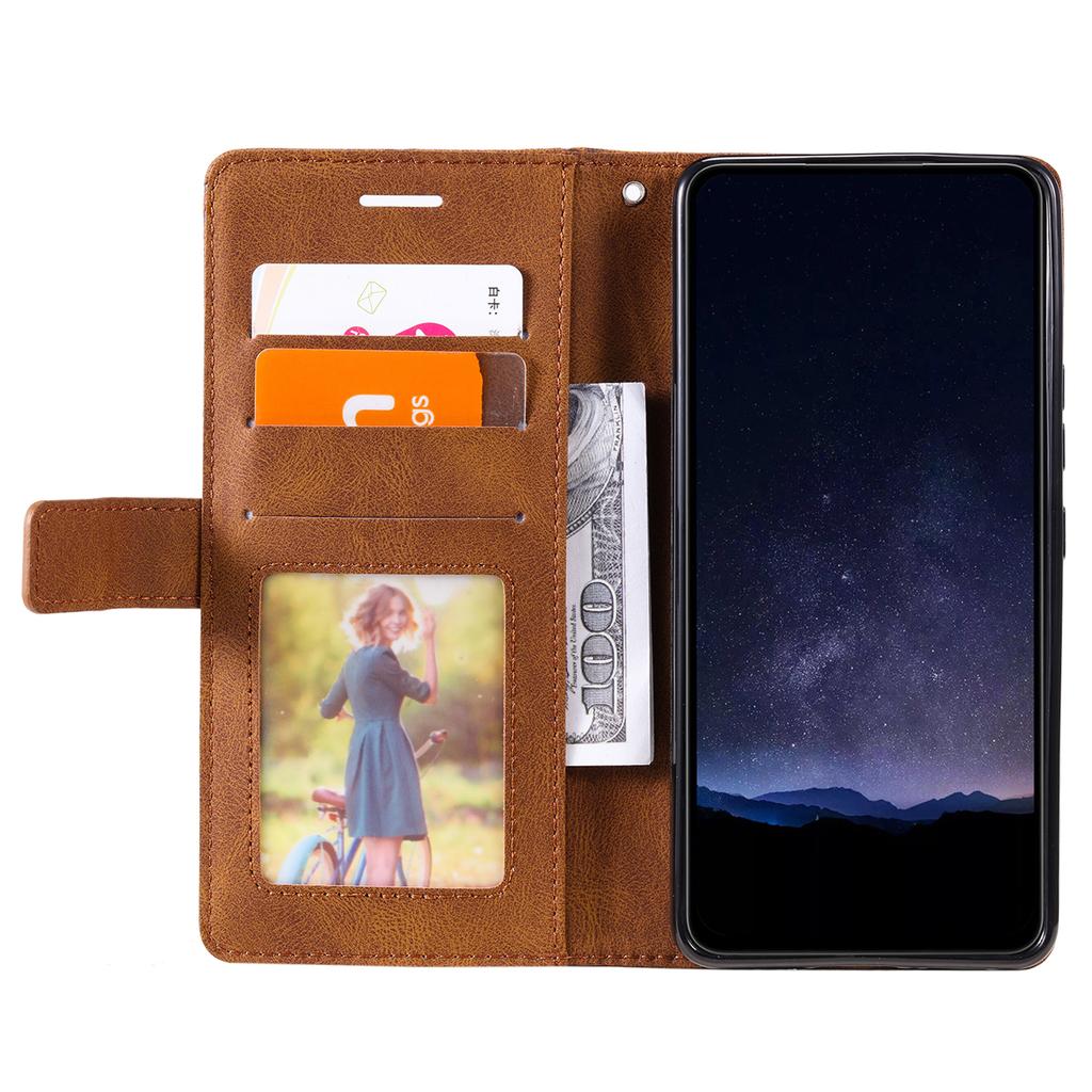 For Samsung Galaxy S24 FE Case Imprinted Lines PU Leather Splicing Wallet Phone Cover