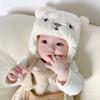 Soft Baby Bear Hats Warm Infant Beanie Cap Cute Newborn Bonnet Hats  Boys Girls