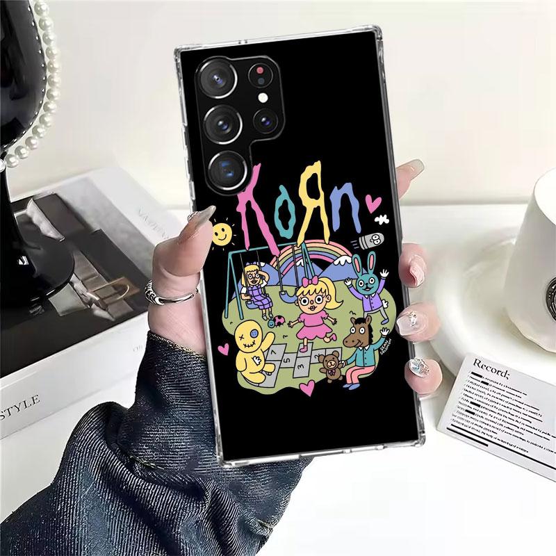 Мягкий чехол для телефона K-Korn Rock Band для Samsung Galaxy S22 S23 S24 S25 Edge S26 Ultra S20 FE S21 Plus + Fundas Coque Galaxy S20 S21