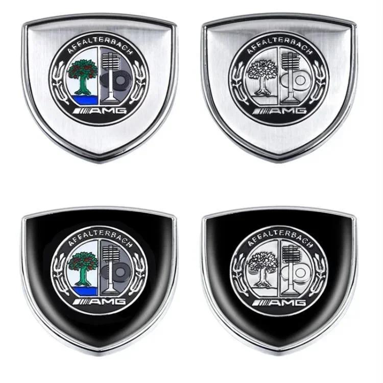 Jbfd2 2 шт. подходит для значка Mercedes-Benz AMG W204 W213 W212 W205 W211 W176 C300 3D стерео металлический логотип на окно декоративная наклейка.