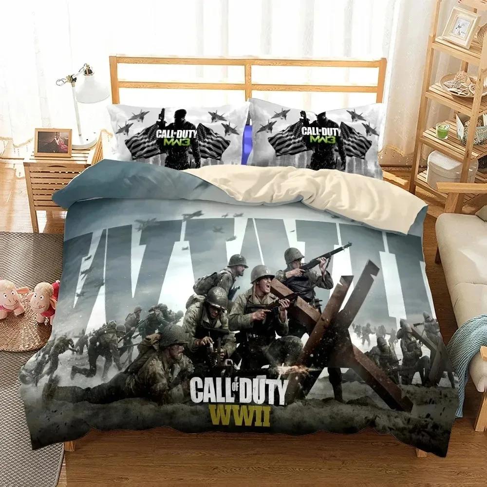 Новый 3D-принт Набор постельного белья Call-of-duty Односпальный Полуторный Двуспальный Queen King Размер Игровой Стрелялка Комплект постельного белья Взрослый Детская Спальня Пододеяльник Комплекты