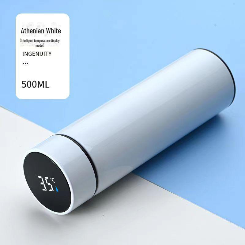 Интеллектуальная термокружка с цифровым дисплеем, нержавеющая сталь 304, большая вместимость, унисекс, идеально подходит для студентов и в качестве делового подарка.