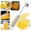 Stainless Steel Corn Thresher Stripper Peeler Kitchen Tool Corn Cutter Cob Peeler Stripper Kitchen Gadgets for Home BBQ