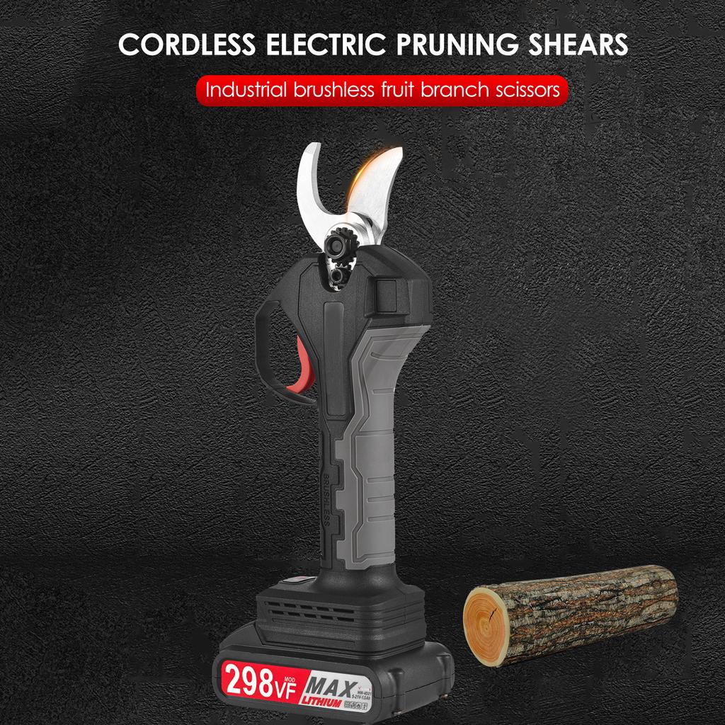 Weytoll 21V бесщеточный аккумуляторный электрический секатор с аккумулятором 1,5 Ач на литиевой батарее