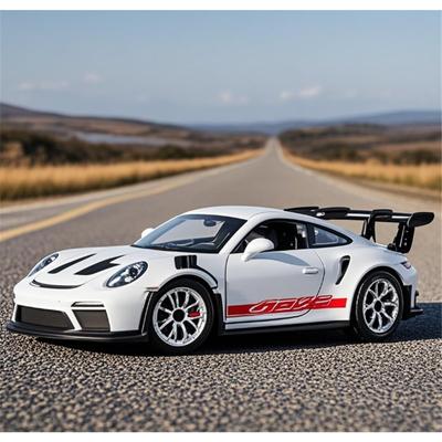 1:36 Porsche 911 GT3 RS Литой Мини-Автомодель Гонки Металлические Игрушки Спортивная Симуляция Коллекция Инерционная Детские Подарки