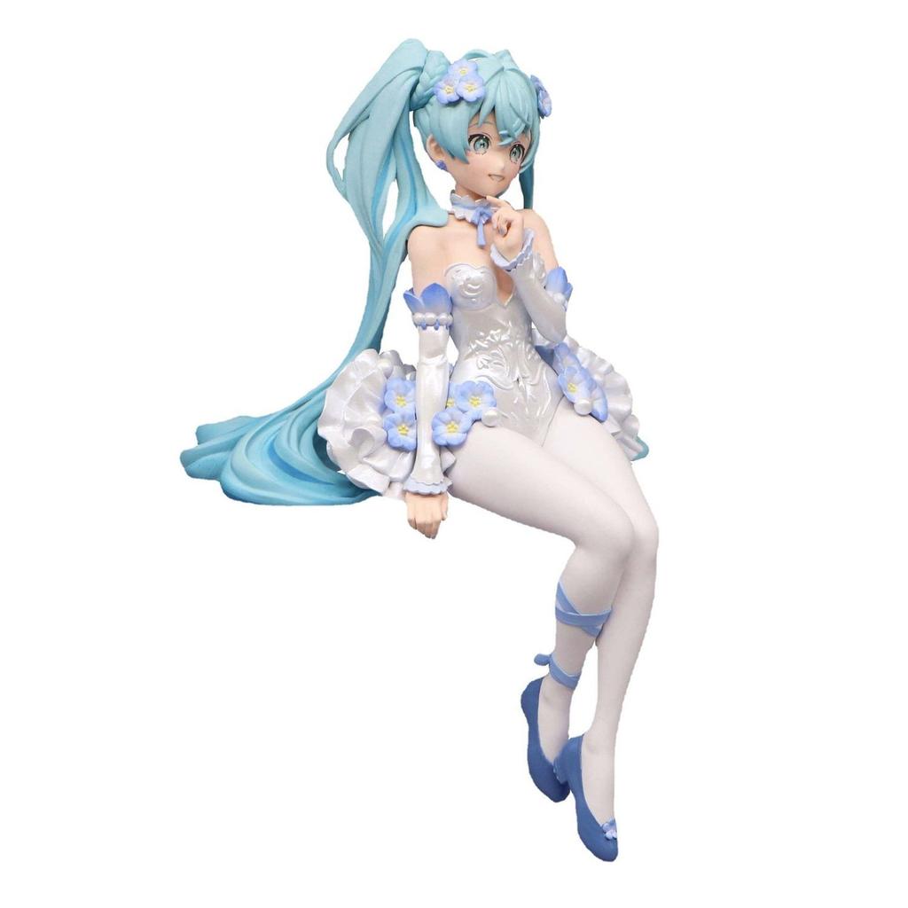 15CM Height "Hatsune Miku, Powder Butterfly Flower Elf Version, Figure/Garage Kit (GK) of Anime Girl, for Computer Case or Car Ornament, Gift