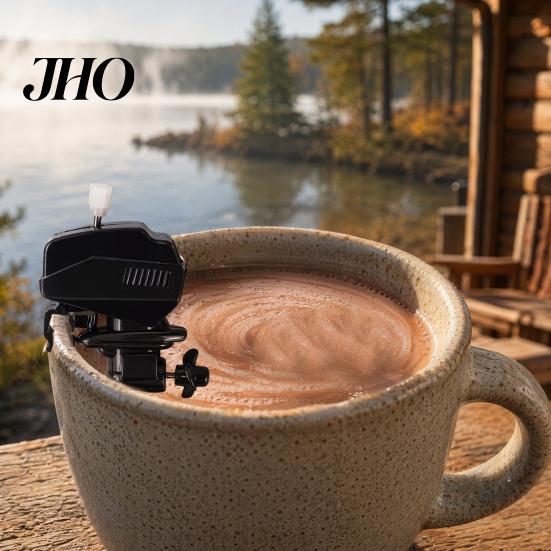 Coffee Powder Mixer Tool Boat Motor Stirrer, Manual Wind-up Outboard Engine Drink Mixer, Mini Creative Accessory Stainless Steel Marine Stirrer