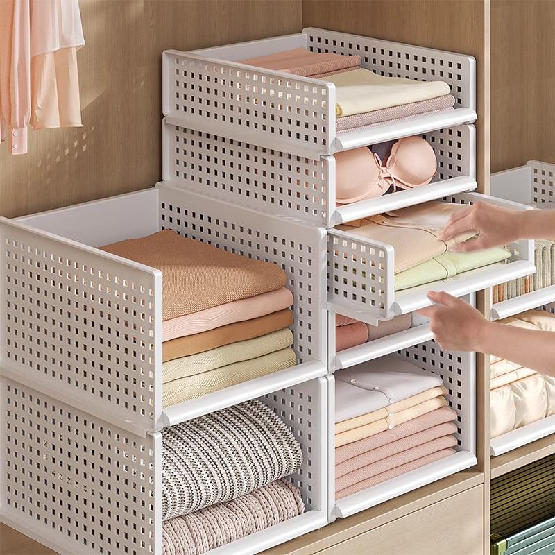 Wardrobe Partition Board: Adjustable Drawer-Style Clothes Organizer for Bedroom Storage