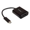 Adaptateur USB-C Vers DisplayPort - STARTECH.COM - 4K - 60 Hz - Noir - Transmet Vidéo