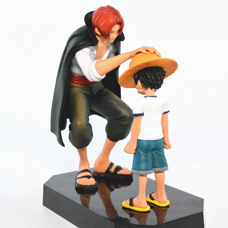 One Piece Reward Memories Straw Hat Luffy Red Hair Shanks Collectibles Handmade Accessories Desktop Ornament Toys Gifts