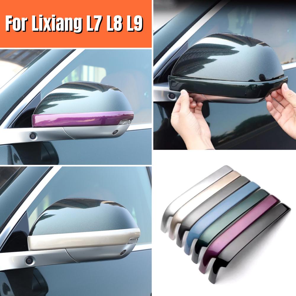Для Li LiXiang L7 L8 L9 2022 2023 Автомобильная Дверь Зеркало Заднего Вида Противоударная Противоцарапная Защитная Полоска ABS Наклейка Аксессуары