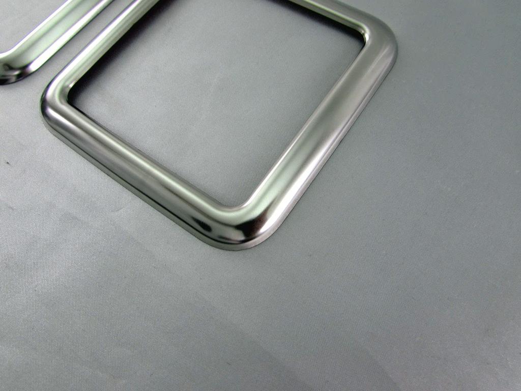 BRIGHTZ Stainless Steel Drink Holder Rings Satin for Delica (2-Piece, Silver) D2 MB37S/MBD7S (INT-ETC-533)