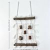 Wooden Branch Reptile Weaving Climbing Net Natural Linen-cotton Bird Climbing Frame Hanging Chew-resistant