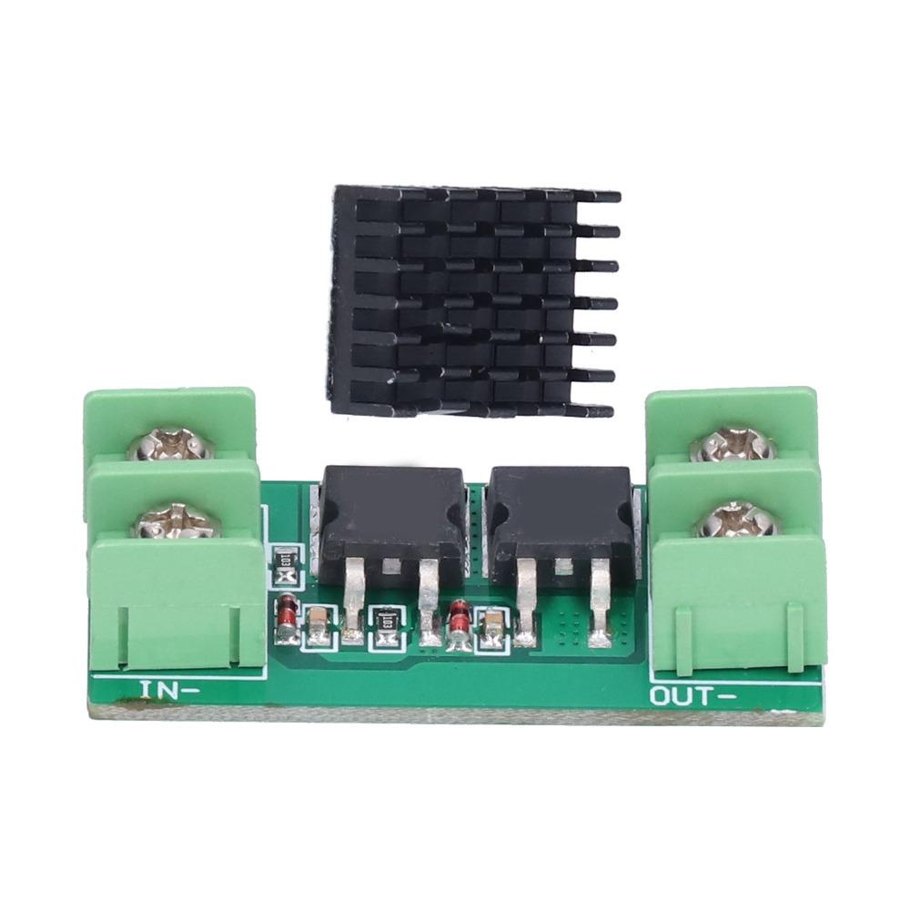 DC 5-60V Solar Ideal Diode Module Anti-backflow with Heatsink Solar Panel Anti Reverse Irrigation Ideal Diode 15A