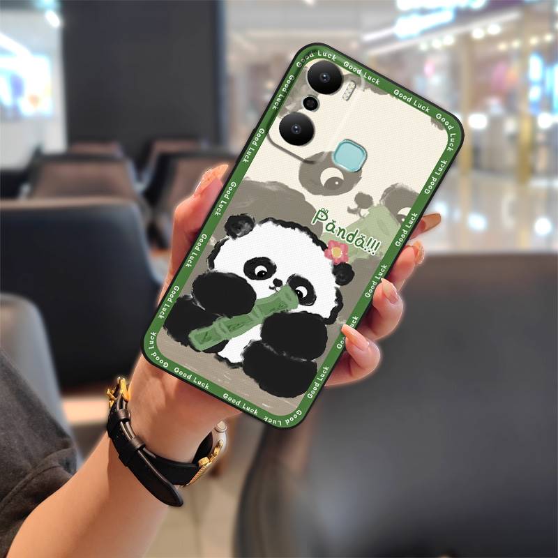 Back Cover Full Wrap Phone Case For Infinix X6825/Hot20 Play Cute Anti-knock Durable Graffiti Cartoon Protective TPU
