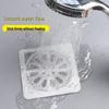 Self-Adhesive Disposable Floor Drain Filter Sticker for Bathroom, Toilet, and Kitchen